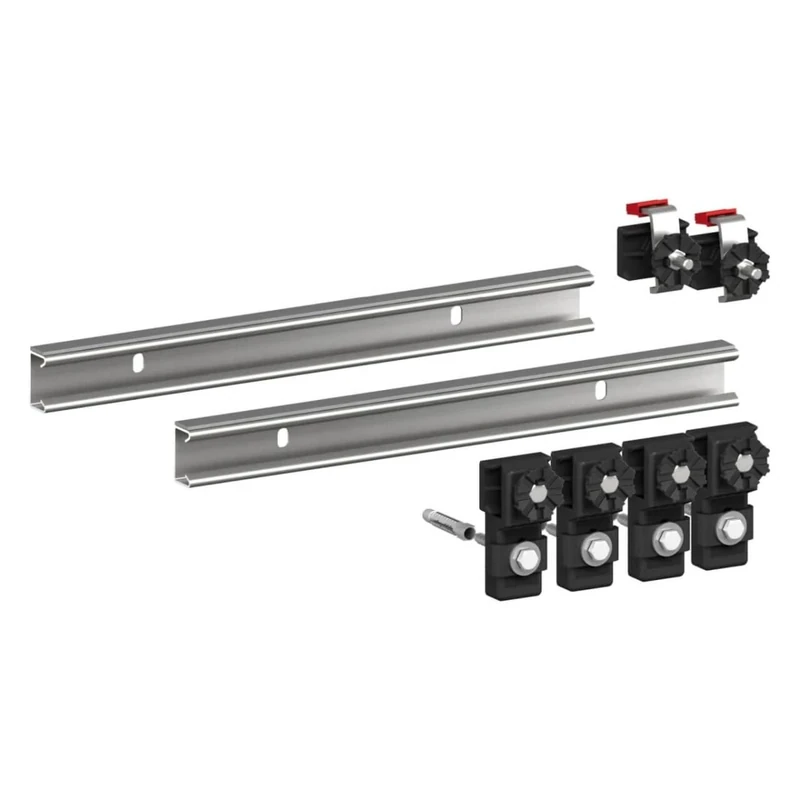 BDLLMDES 190032 Bath Rails Shower Tray Steel/Acrylic 2 Pieces 700 mm, Multicoloured