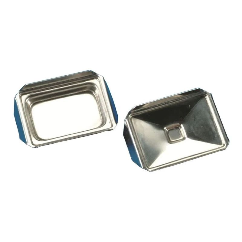 Kartell 1211Z57CS 230314-0002 Stainless Steel Biopsy Type Histology Tray, 52 mm Length x 35 mm Width x 11.6 mm Height (Pack of 10)