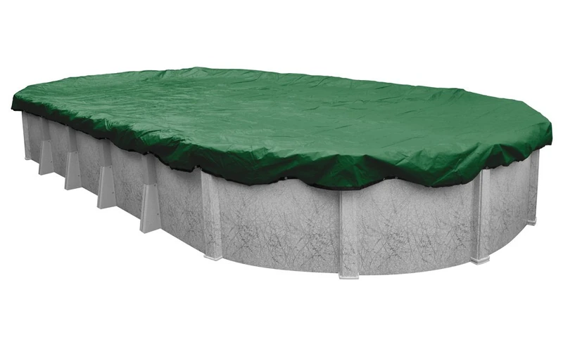 Robelle 501527-4 Rip-Shield Optimum Winter Pool Cover for Oval Above Ground Swimming Pools, 15 x 27-ft. Oval Pool
