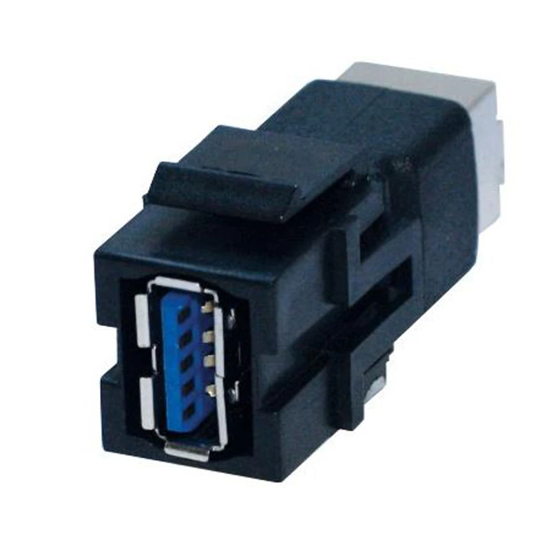 Bachmann 917400 USB 3.0 Keystone A/B BU Black