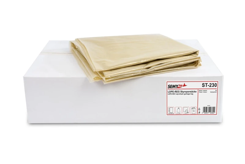 Semy LDPE-Regenerate Styrofoam Bags Transparent Type 100 2.5 l (1x 20)