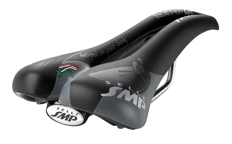 SMP Unisex Adult Extra Gel Saddle Black Extra Gel Black - Black, M