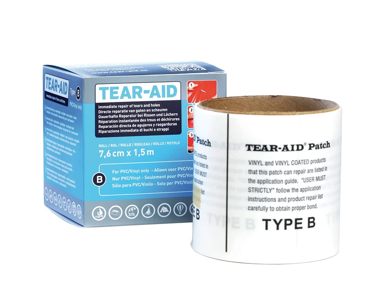 Tear-Aid - B - Repair roll 7.6 cm x 1.5 m - Image 1