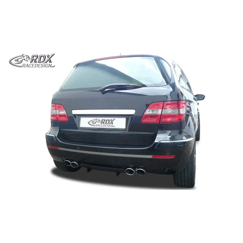 RDX Racedesign Rear bumper skirt 'Diffusor U-Diff' compatible with Mercedes B-Class W245 2005-2011 (PU)