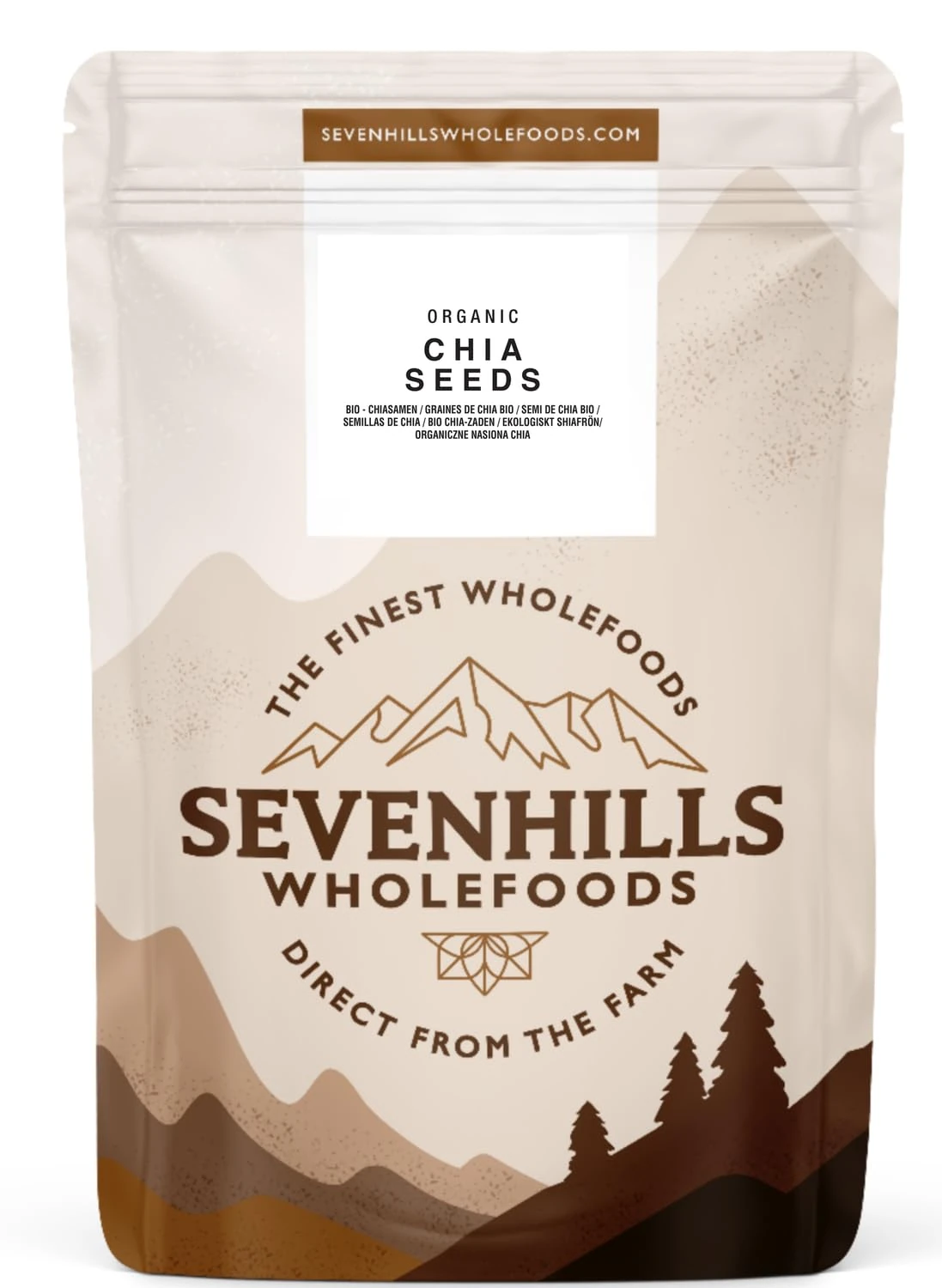 Sevenhills Wholefoods Organic Chia Seeds 2kg