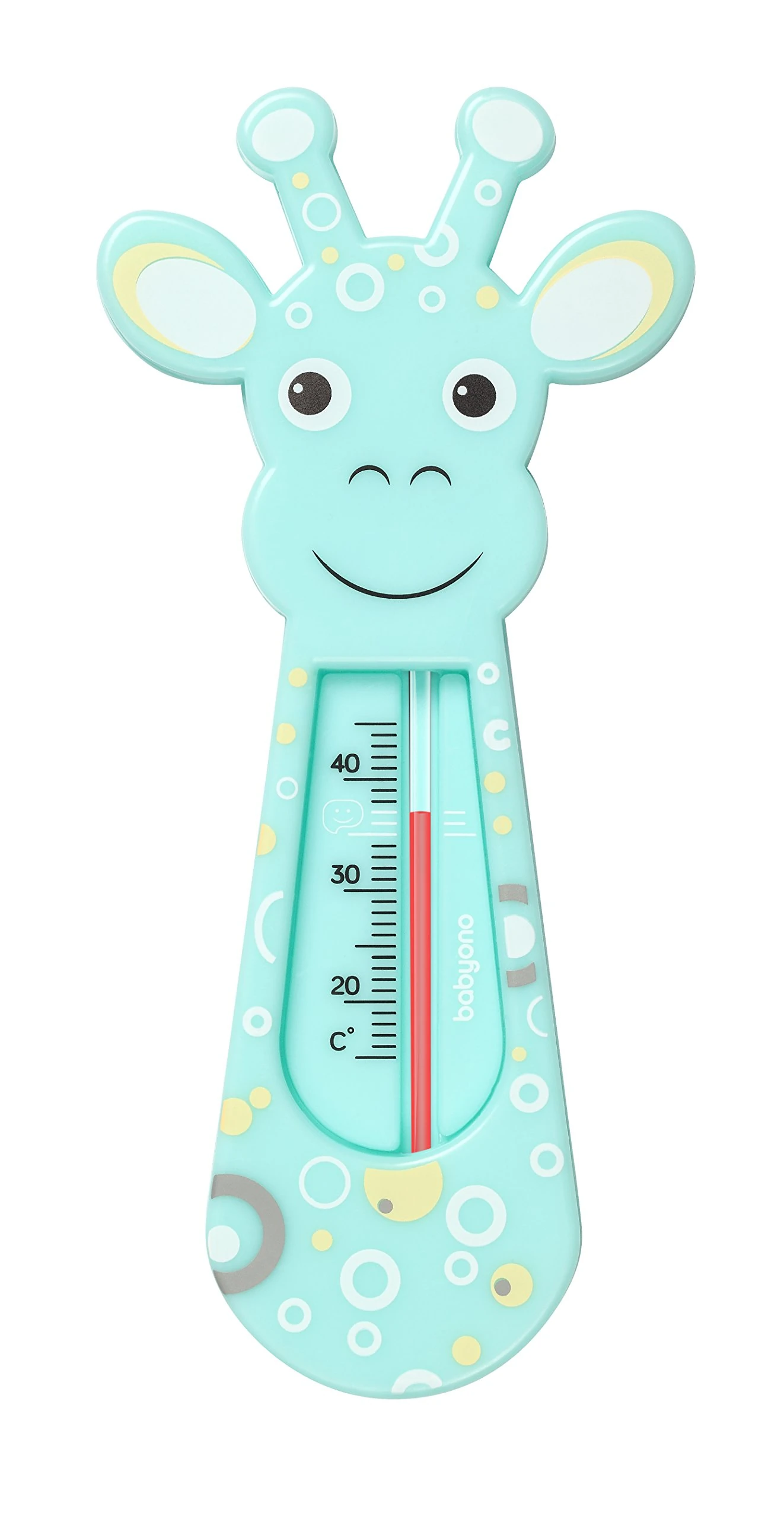 BabyOne Giraffe Baby Safe Floating Bath Thermometer Analog