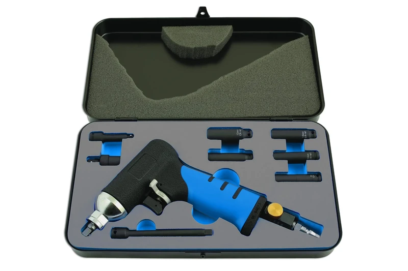 Laser 6035 Impact Glow Plug Removal Kit 9pc, Blue