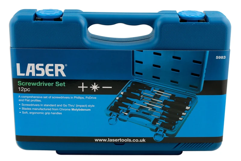 Laser 5983 Screwdriver Set 12pc