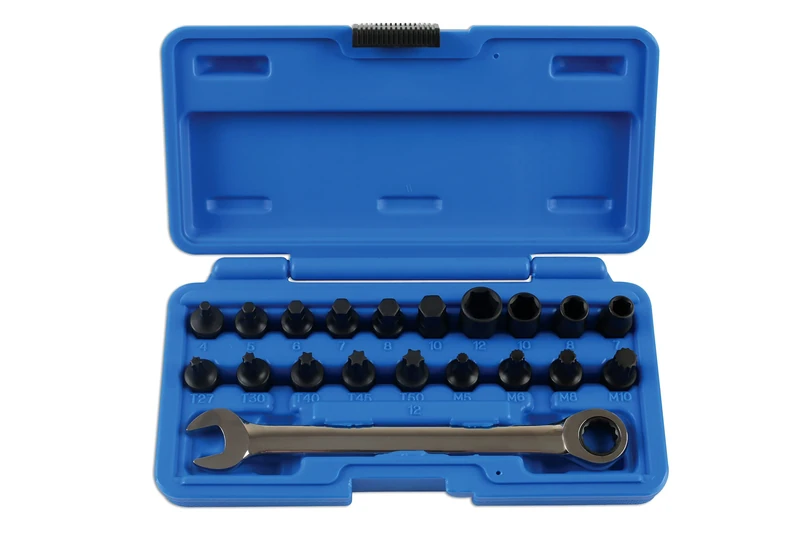Laser 5914 Low Profile Bit Set 1/4"D 20pc