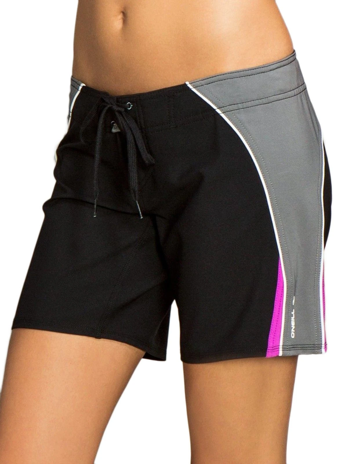O'Neill - Womens Azaria Boardshorts, 0, Black