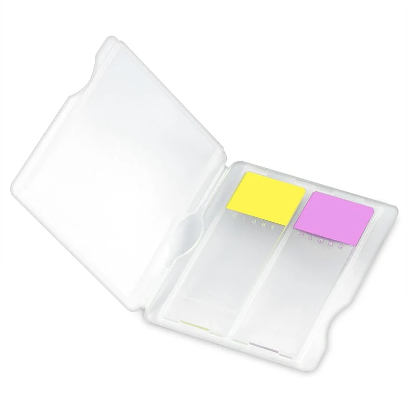 Globe Scientific Polypropylene Slide Mailers, 513041, Holds 2 Slide, Snap Close Lid, Natural 100/Box, 10 Packs/CS