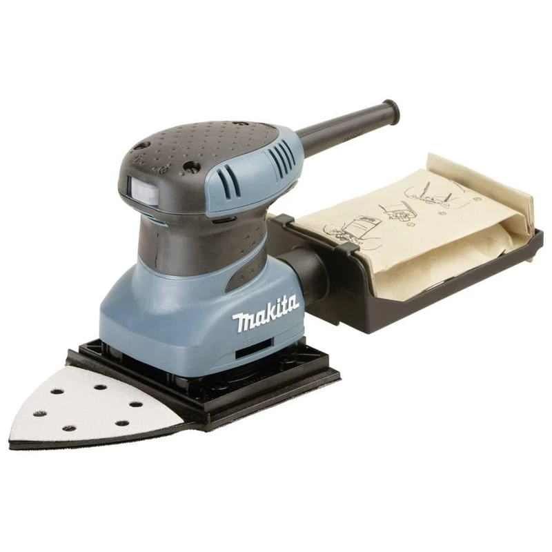 Makita Fist Orbital Sander BO4565J,Black, Blue,23x450 mm