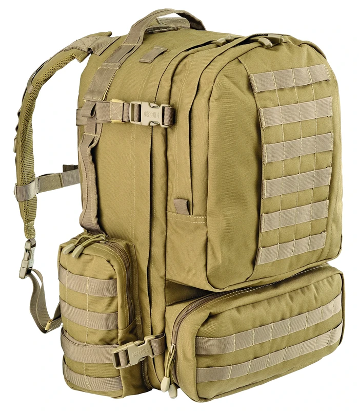 DEFCON 5 Modular backpack., unisex_adult, Backpack, D5-S100022-CT, Coyote Tan, 30 x 56 x 35 cm