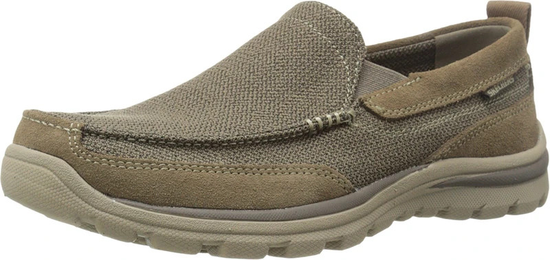 Skechers Superior Milford, Men’s Low-Top Sneakers, Brown (Light Brown Ltbr), 9.5 UK (44 EU)