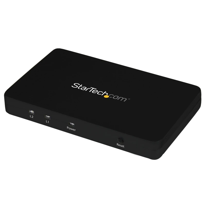 StarTech.com HDMI Splitter 1 In 2 Out â€" 4k 30Hz â€" 2 Port â€" Aluminum â€" HDMI Multi Port â€" HDMI Audio Splitter - to 30 Hz - 3840 × 2160-1 x HDMI In - 2 x HDMI Out