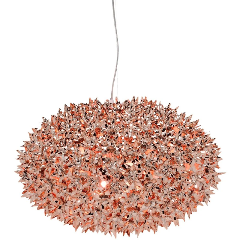 Kartell 09268RR "Bloom" Lamp, Plastic, Orange - Image 1