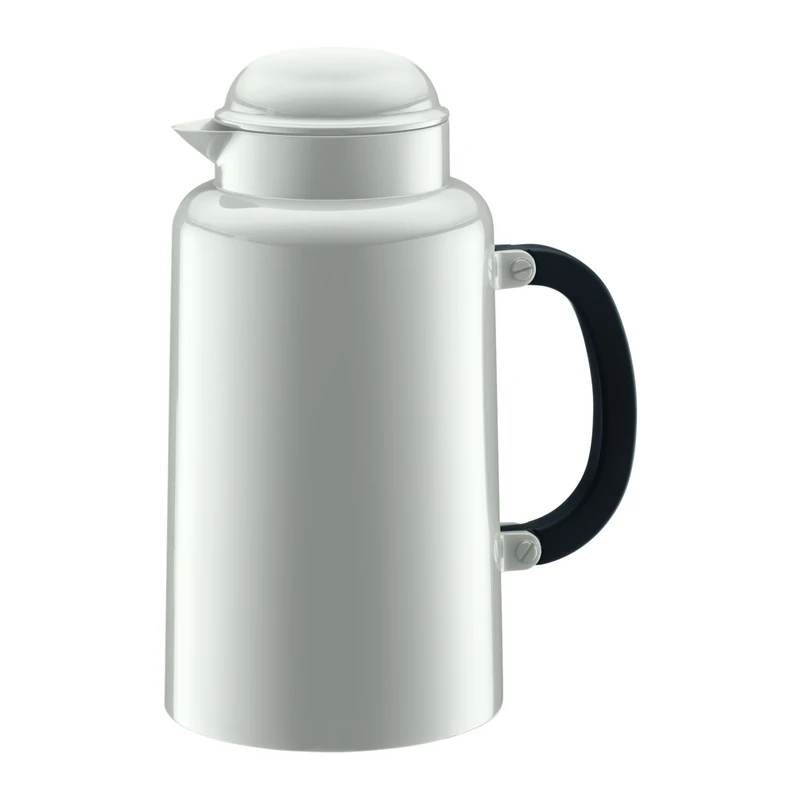 Bodum 1.0 Litre 1-Piece Plastic Chambord Thermo Jug, White