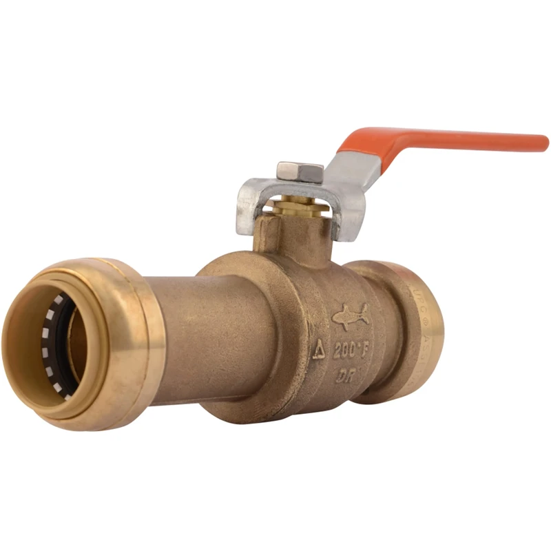 Cash Acme 24737LF Sharkbite Slip Ball Valve, 1-Inch - Image 1