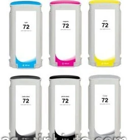 130ml Dye Magent for HP Designjet T1100,T1200,T1300,T2300#72 - Image 1