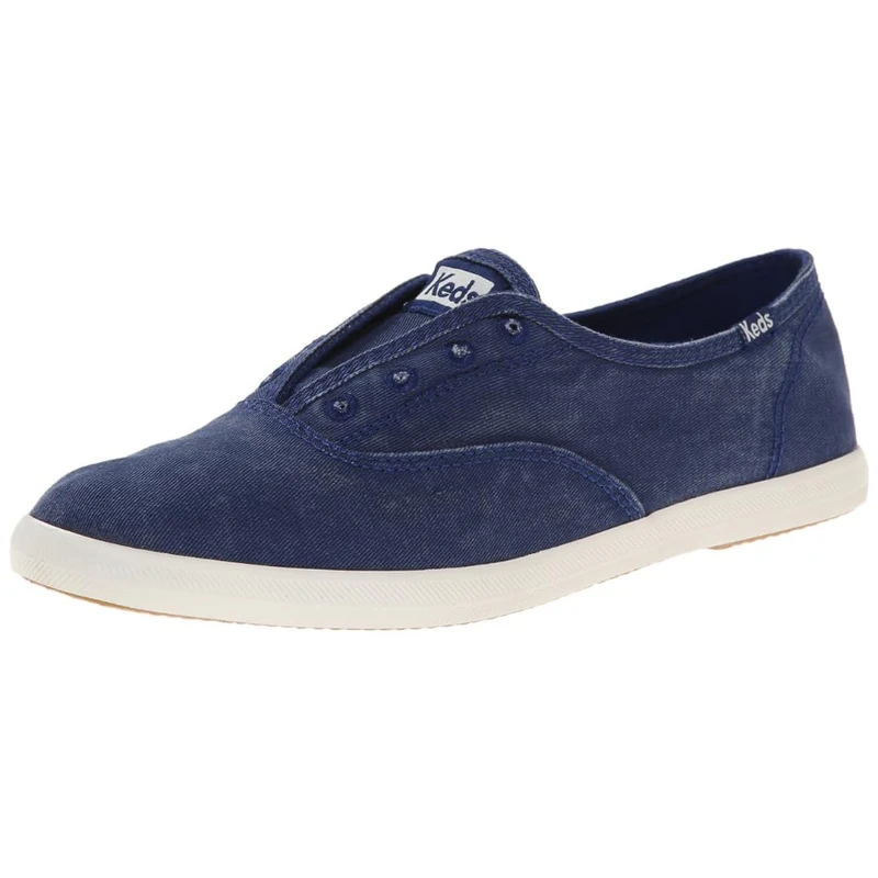 Keds Women's Chillax Slip On Sneaker Blue Size: 5 UK