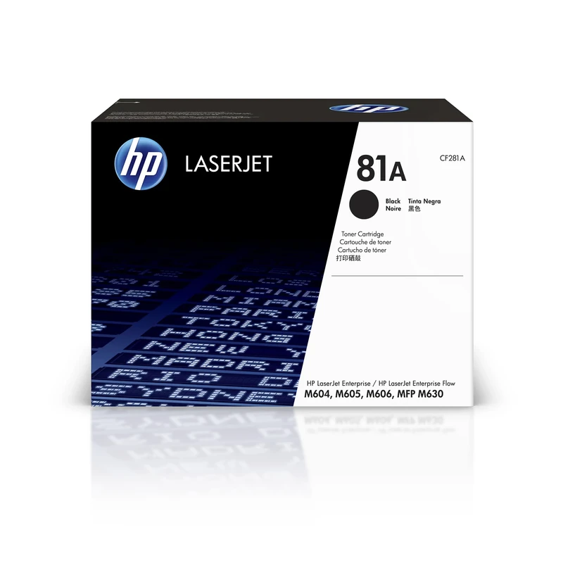 HP CF281A 81A Original LaserJet Toner Cartridge, Black, Single Pack