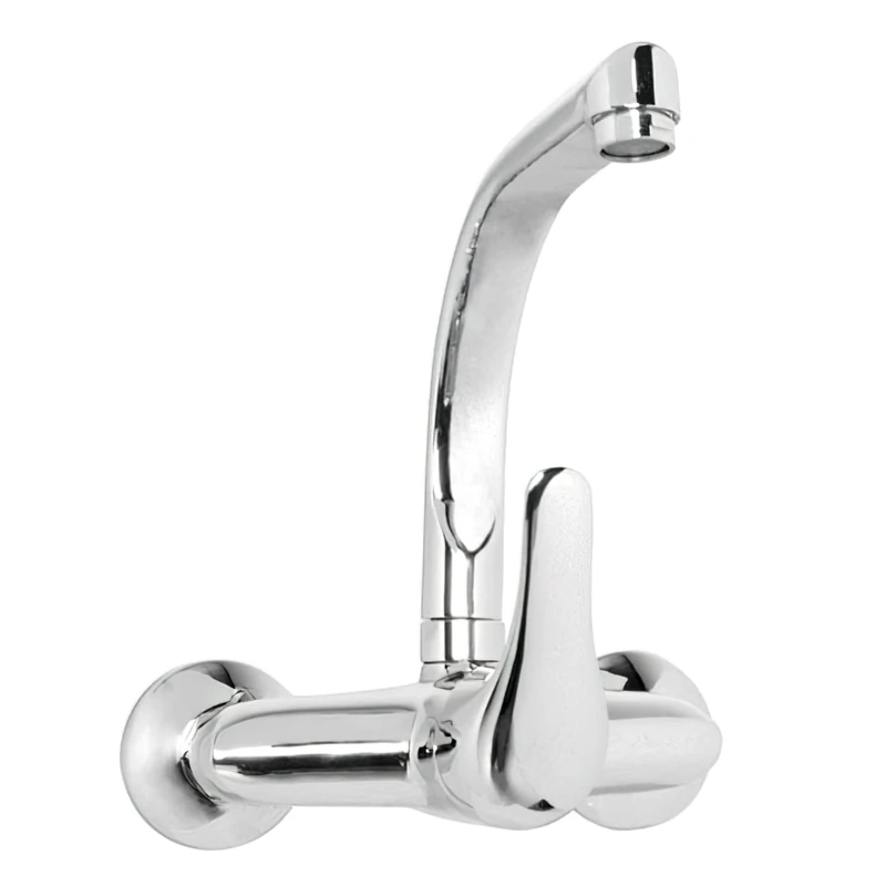 Wolfpack - Vertical Wall Kitchen Sink Mixer Tap
