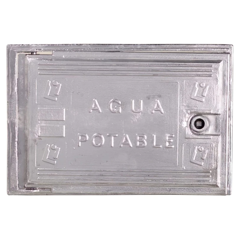 Wolfpack 4090505 Door Water Counter Aluminium 300 x 400 - Image 1