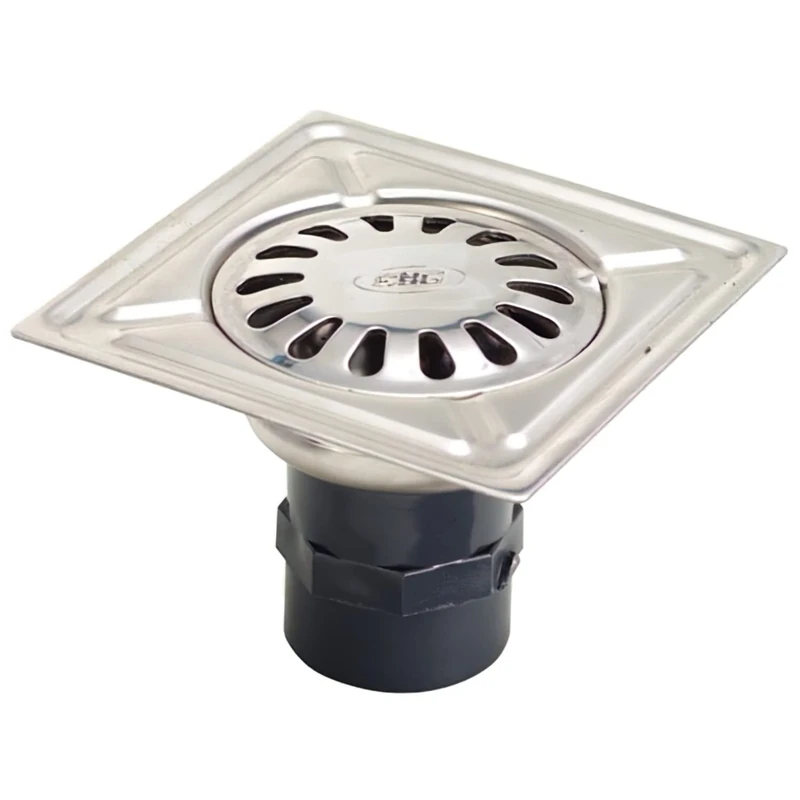 Wolfpack 4090115 Drain Stainless Steel 150 x 150 T.43