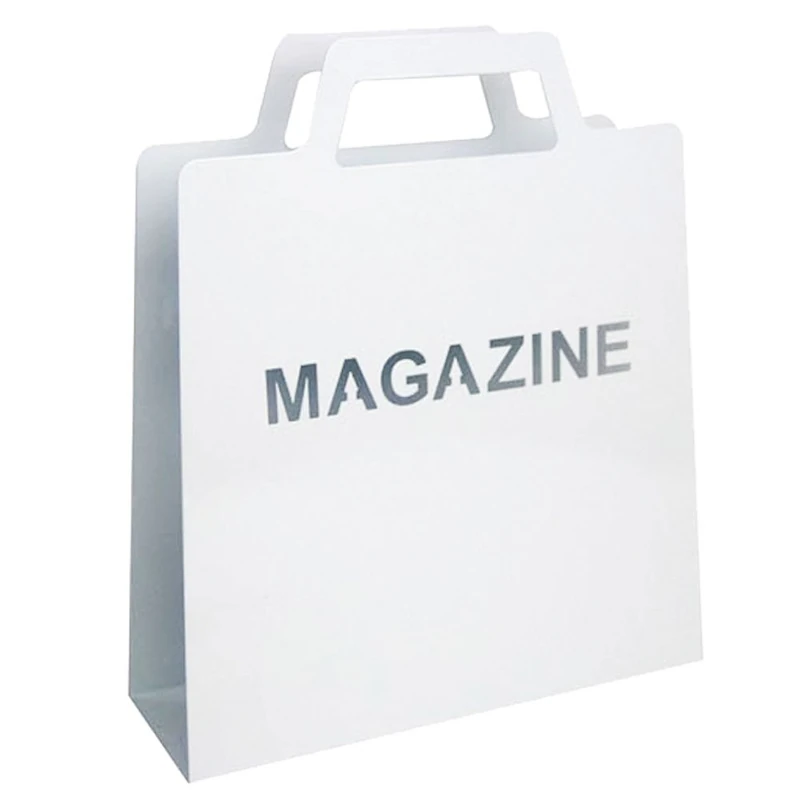 FIRST4MAGNETS Trendform Newspaper Stand Magazine, White