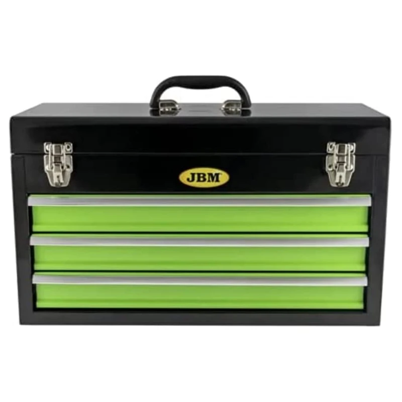 JBM 51600 Workshop Crane Tool Box with 3 Front Drawers - Image 1