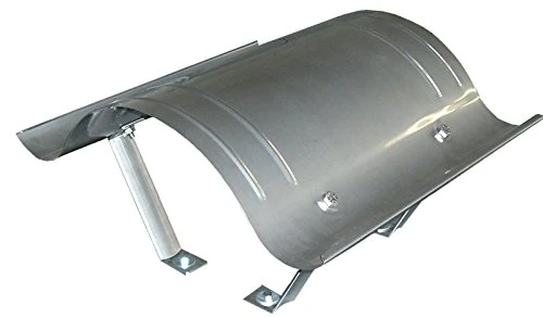 Sarei SHDT Hood Stainless Steel and Copper, Chimney Protect, rain Cover Made in Germany, stainlesssteel, 500 x 500 mm