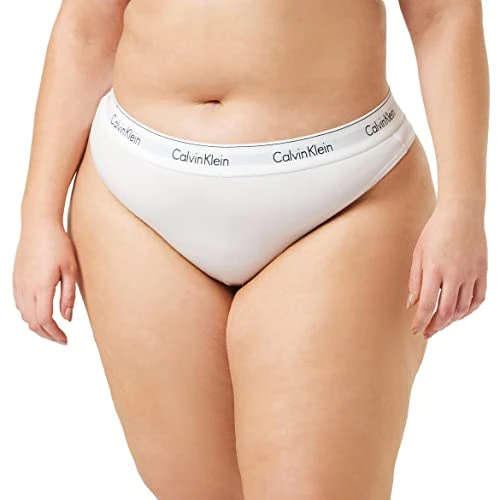 Calvin Klein Women's Thong, White (White), L