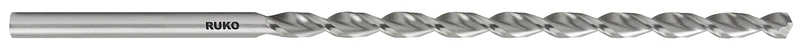 Ruko HSS-G Twist Drill Bit, Extra Long, DIN 1869, TL 3000, Bright Finish, 9.0 mm Diameter, 320.0 mm Length, R255090