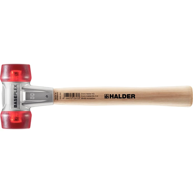 Halder 3906050 50 mm 3906 Soft-Face Mallet "Baseplex" EH - Multi-Colour