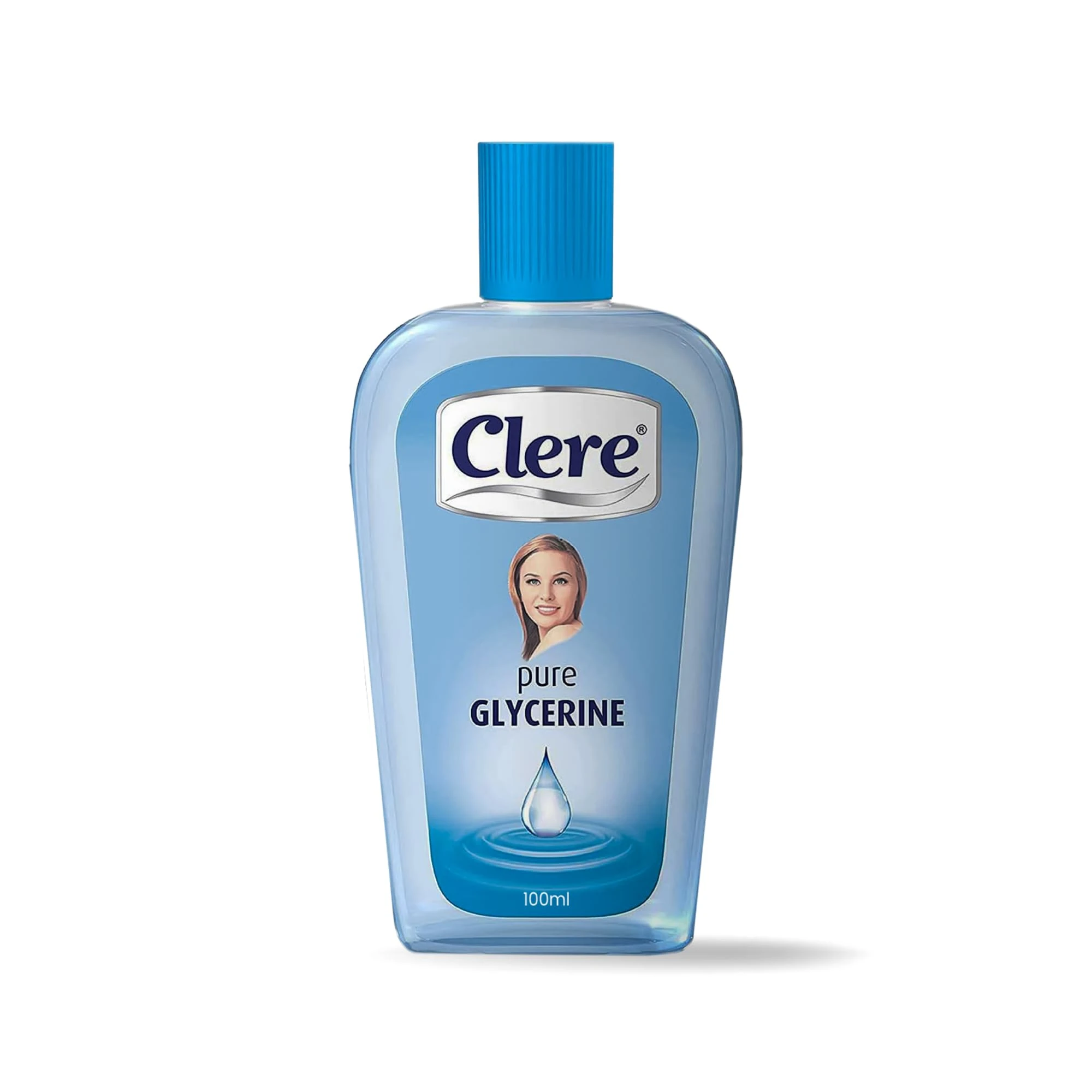 CLERE 100% Pure Glycerin Liquid for Versatile Body Skin Care, Glycerine for Face Moisturizes Dry Skin & Softens, Glycerol Reduces Stretch Marks 100 ml (Pack of 1) Sourced by Bronx International Ltd