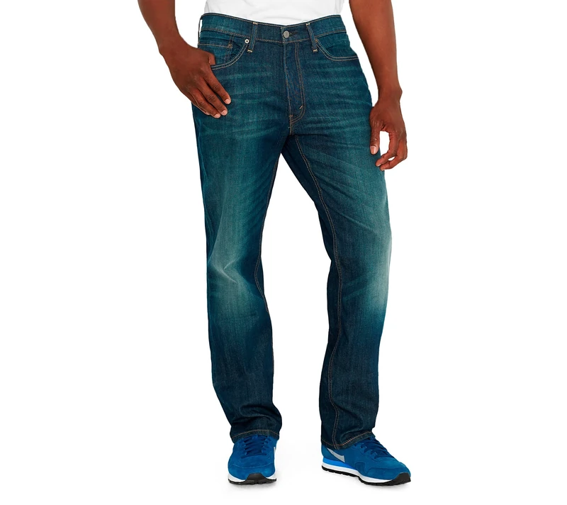 Levi's Men's 541 Athletic Taper Jeans, Midnight-Stretch, 31W / 34L Dark Indigo