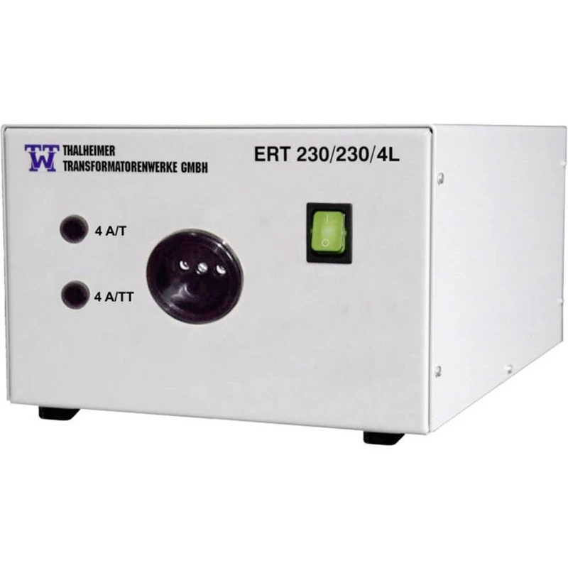 Thalheimer ERT 230//230/4L Laboratory Isolating Transformer Fixed Voltage 1000 VA Number of Outputs: 1 x 230 V/AC