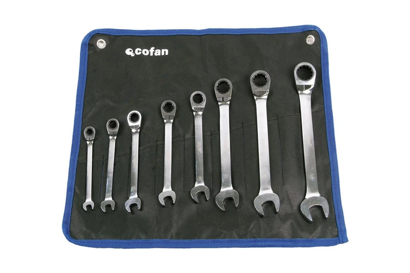 Kit Of Ratchet Wrenches 8Pcs