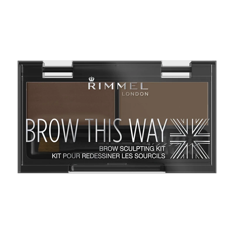 Rimmel London Brow This Way Eyebrow Powder Sculpting Kit, 1.3g