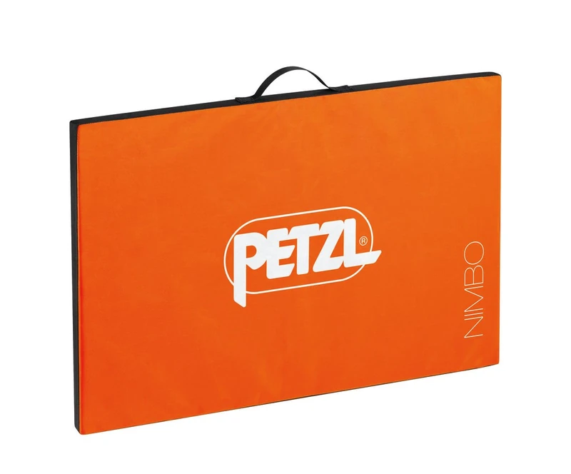 PETZL - Crashpad NIMBO - 700g, Black/Orange, 75 x 50 x 3 cm