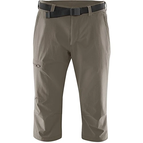 maier sports Huang, Men's Short Hiking Trousers, Water-Repellent Bermuda Shorts for Trekking and Hiking, PFC-Free, mSTRETCH pro 4 & dryprotec Teak