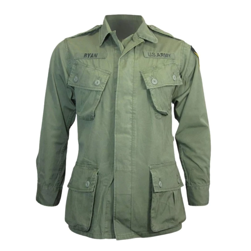 Mil-Tec Men's Us M64 Vietnam Jungle Jacket, Olive, M UK