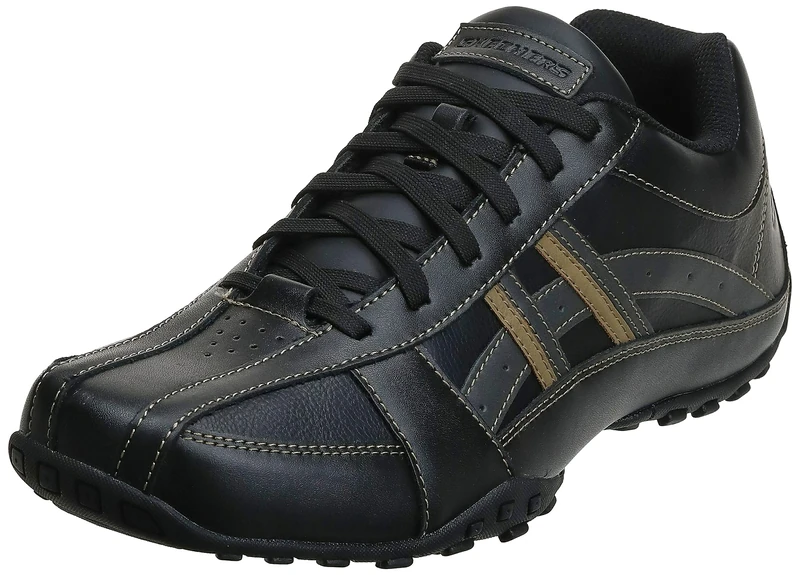 Skechers Men's Citywalk Malton Oxford Sneaker,Black,7 M US