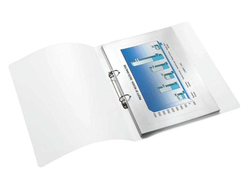 Leitz Wow A4 25 mm 2 Round Ring Binder - Assorted Colour, Pack of 12