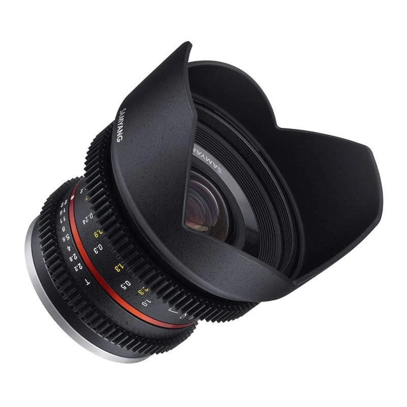 Samyang MF 12mm T2.2 VDSLR Manual Focus Cine Lens for Fuji X