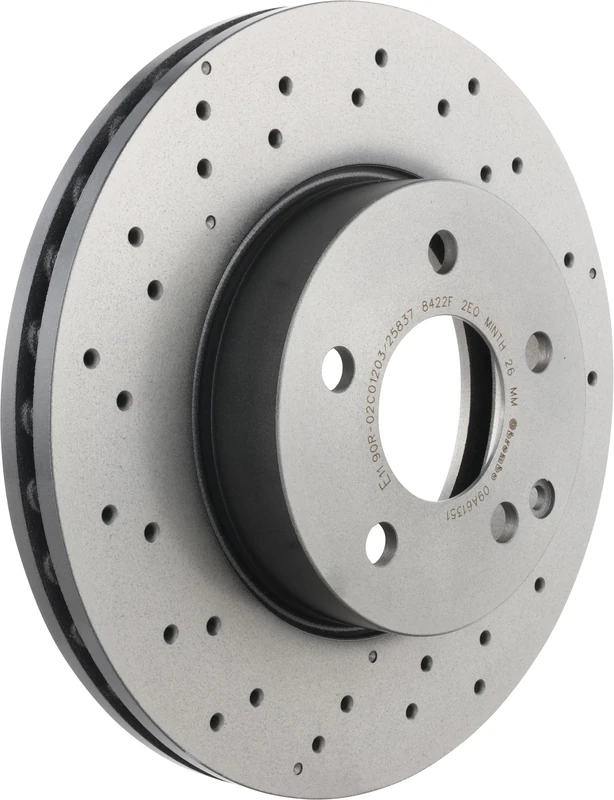 Brembo 09.A613.51 Front UV Coated Brake Disc - Set of 2