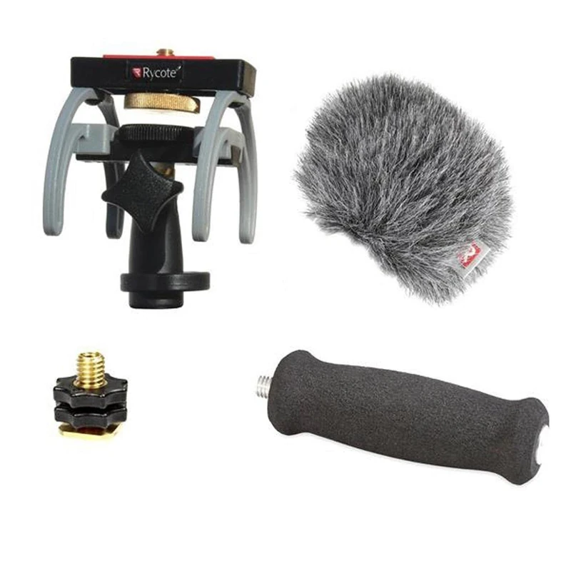 Rycote 046023 HD Recorder Audio Kit for Zoom H6, Black