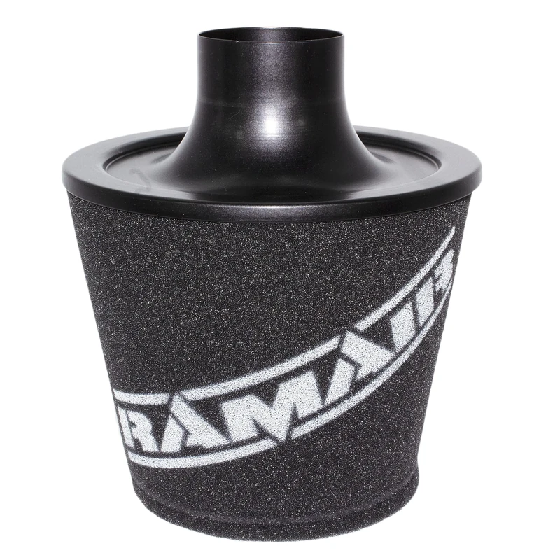 Ramair Filters JS-070-BK Large Universal Air Filter with Alloy Neck, Black, 70 mm - Image 1