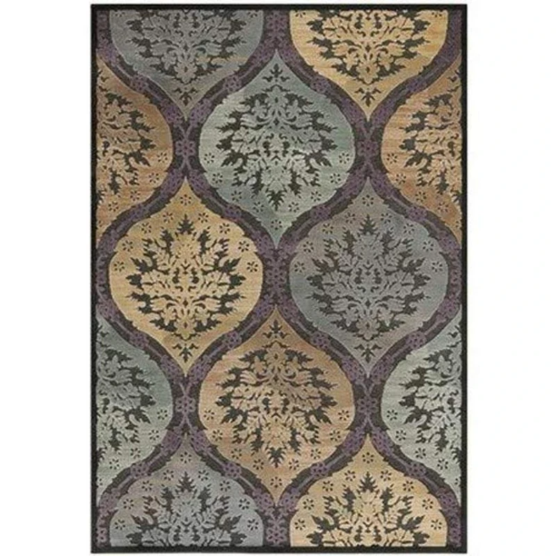 Safavieh Transitional Indoor Woven Rectangle Area Rug, Paradise Collection, PAR178, in Stone, 160 X 229 cm for Living Room, Bedroom or Any Indoor Space