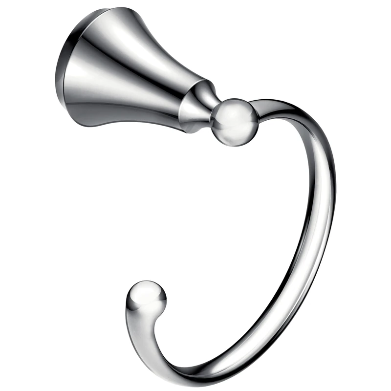Moen YB5286CH Wynford Bathroom Hand -Towel Ring, Chrome